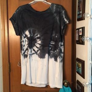 Tie dye t shirt dress